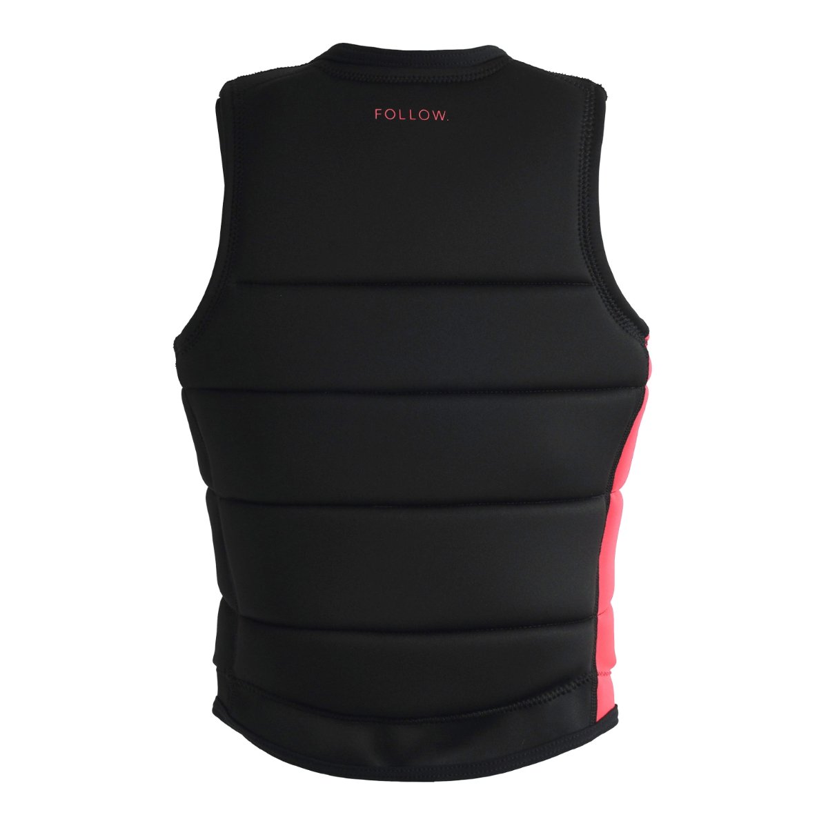 Follow Corp Ladies Comp Wake Vest in Black/Pink - BoardCo