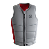 Follow Corp Mens Comp Wake Vest in Light Grey/Red - BoardCo