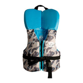 Follow Pop Kids CGA Life Jacket in Grey/Blue - BoardCo