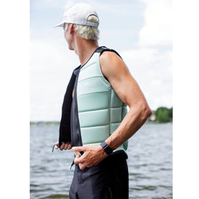 Follow Project One Mens Comp Wake Vest in Mint - BoardCo