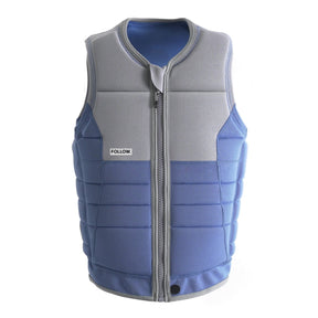 Follow Sovereign Comp Wake Vest in Blue/Grey - BoardCo