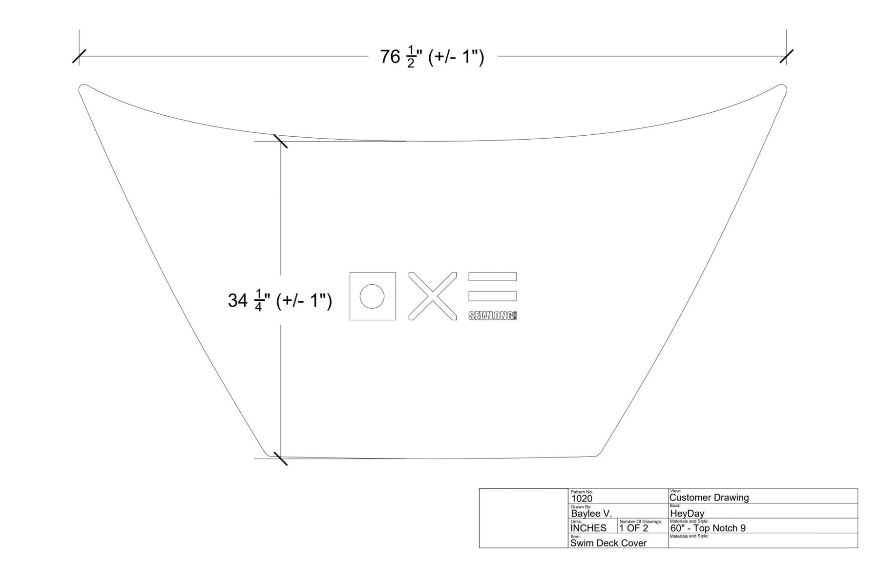 Heyday Swim Platform Cover - BoardCo