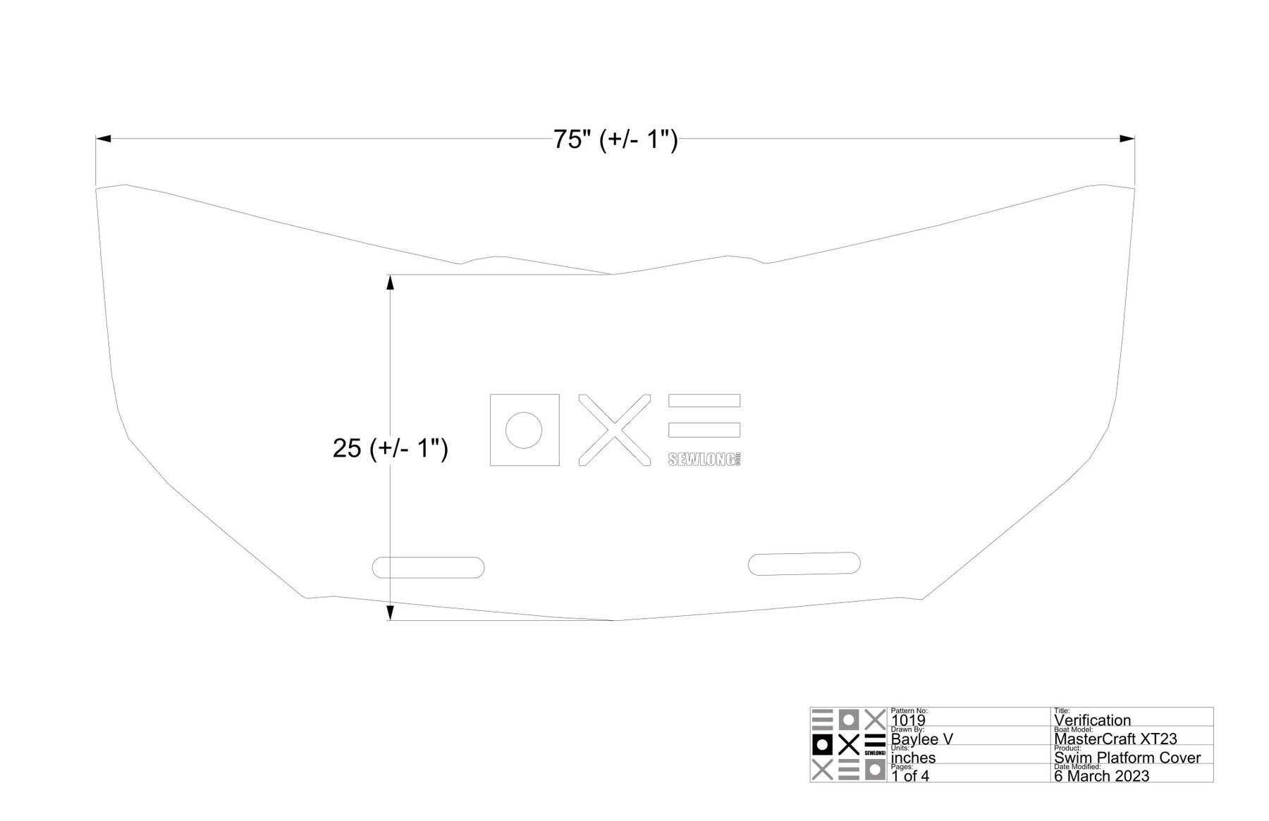 MasterCraft XT & NXT Teak/Fiberglass Swim Platform Cover - BoardCo