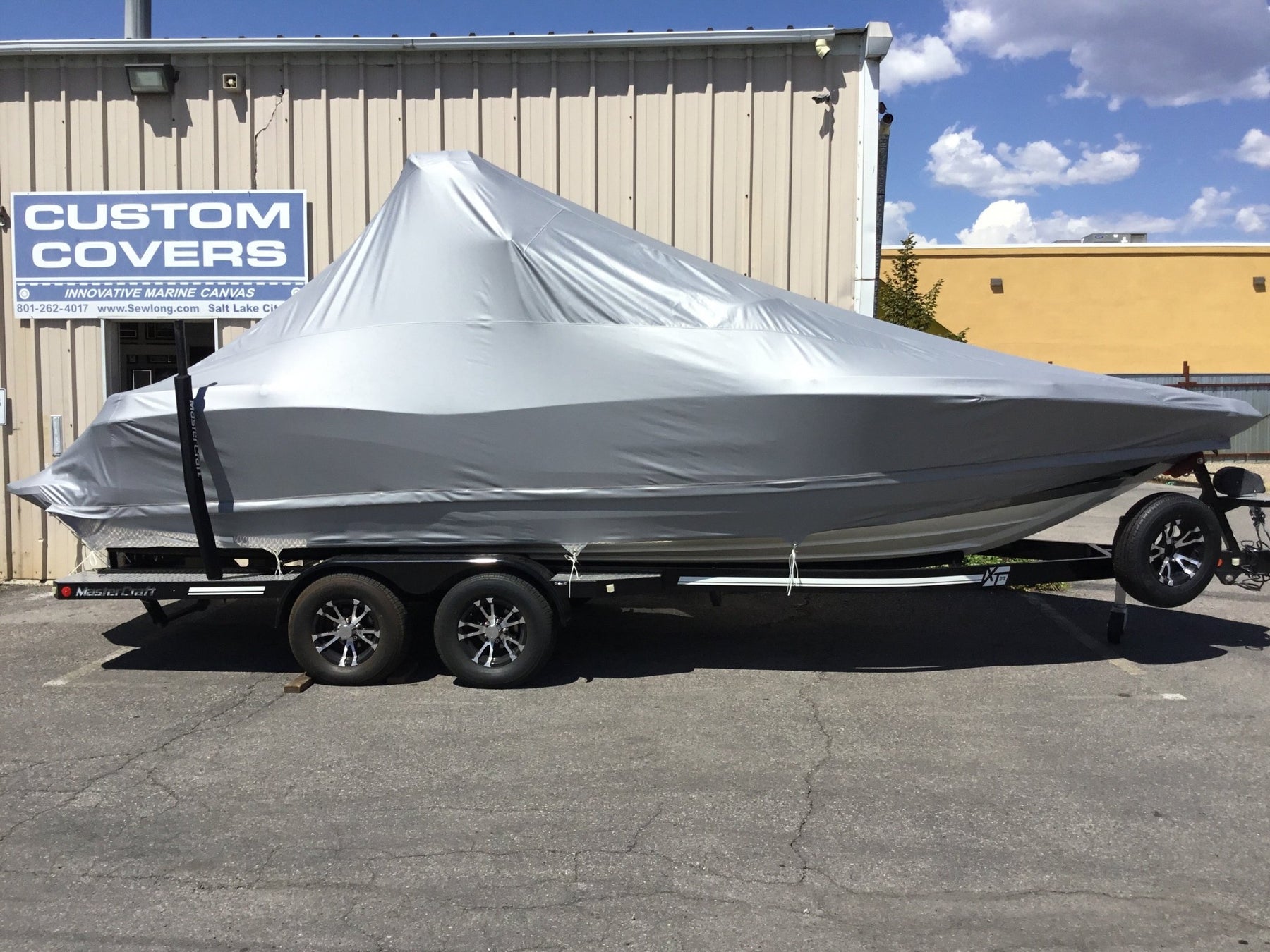 MasterCraft XT23 ZFT4 Factory Bimini Double Up Storage Cover - BoardCo