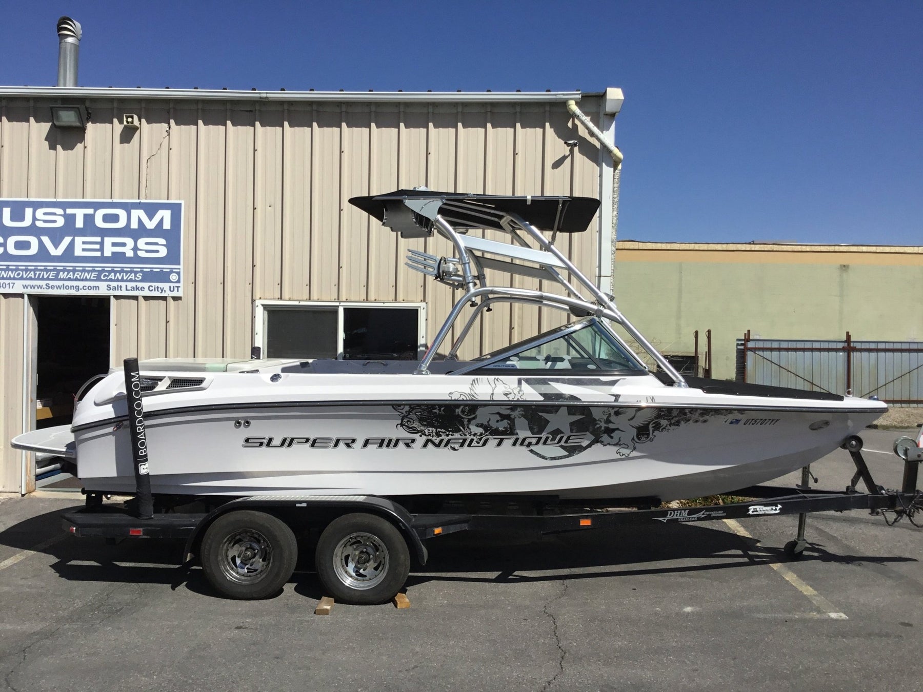 Nautique Air 210 with FCT 2.5 Tower Folding Canopy Top - BoardCo