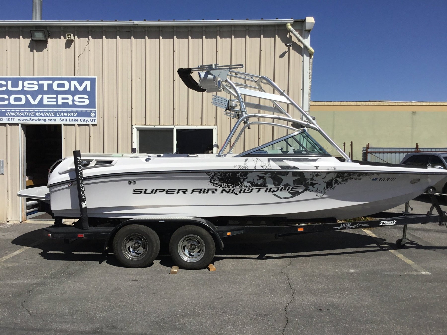 Nautique Air 210 with FCT 2.5 Tower Folding Canopy Top - BoardCo