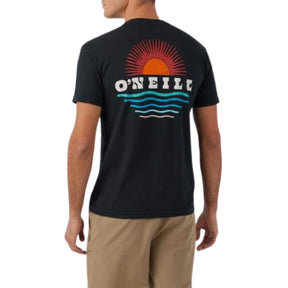 O'Neill Above & Below Tee in Dark Charcoal - BoardCo