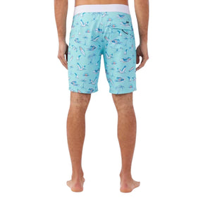 O'Neill Hyperfreak Mysto 20" Boardshorts in Turquoise - BoardCo