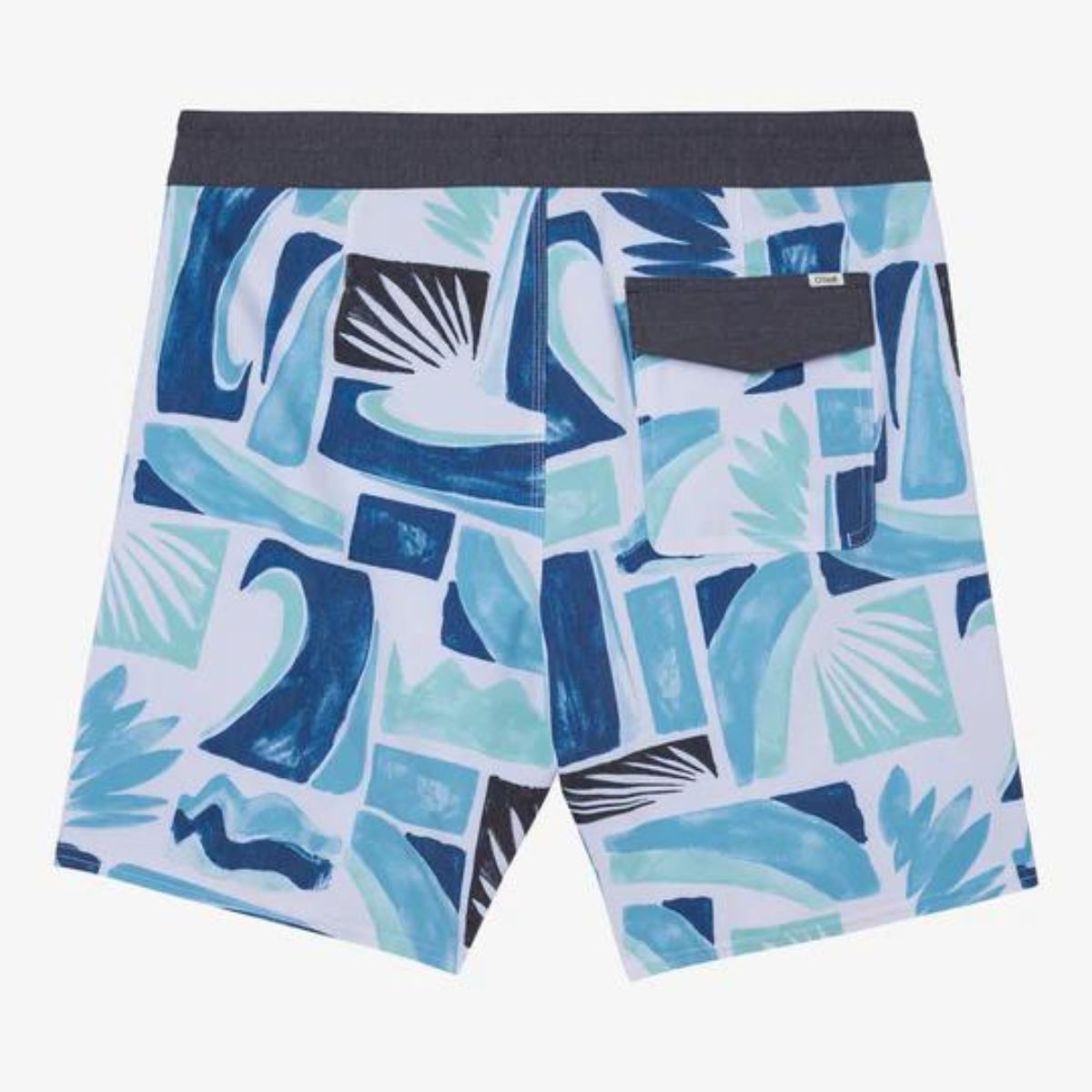 O'Neill OG Print 18" Boardshorts in White - BoardCo