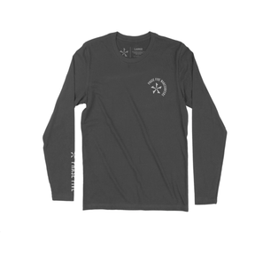 Phase 5 Halved Long Sleeve Tee in Black - BoardCo