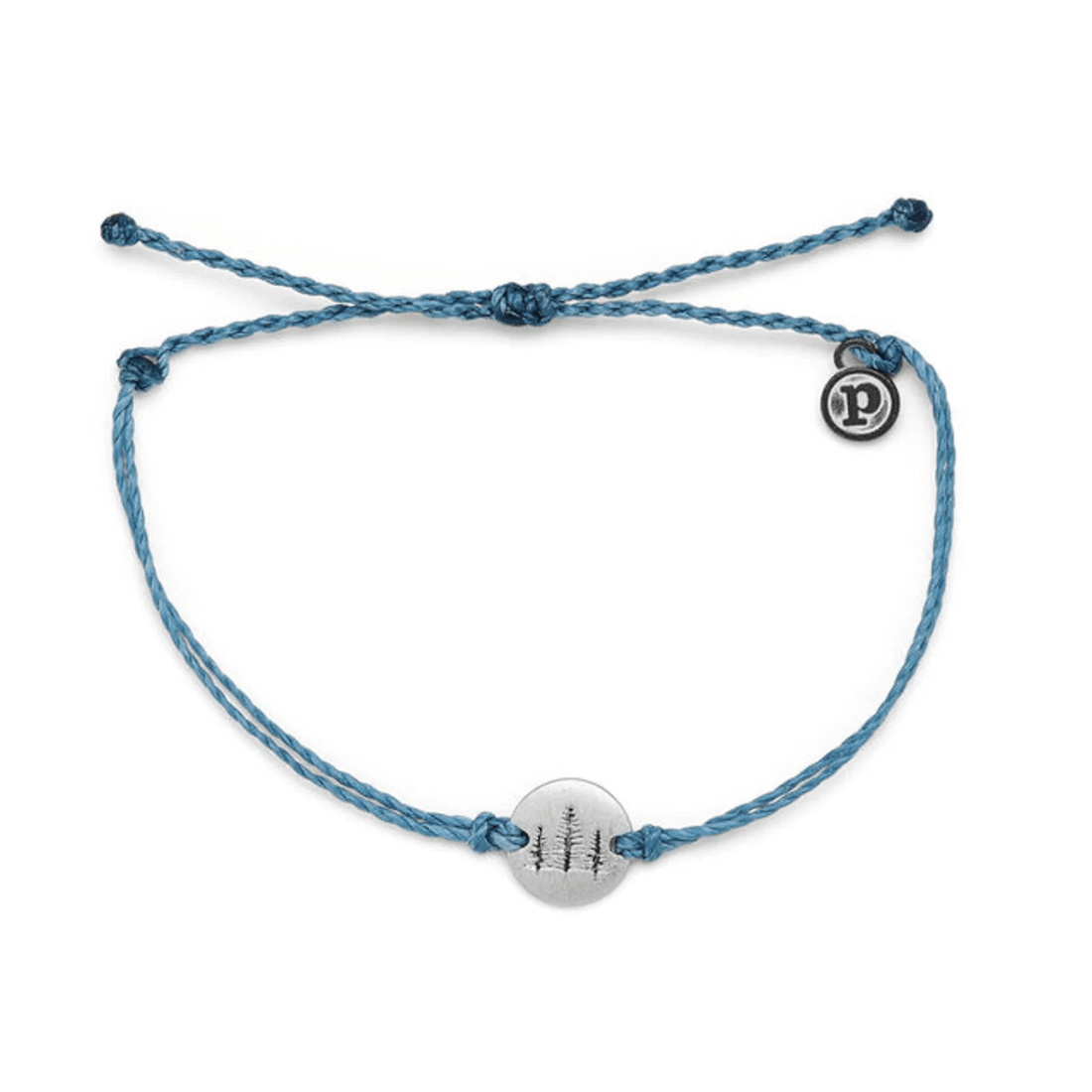 Pura Vida Wander Silver Bracelet in Dusty Blue