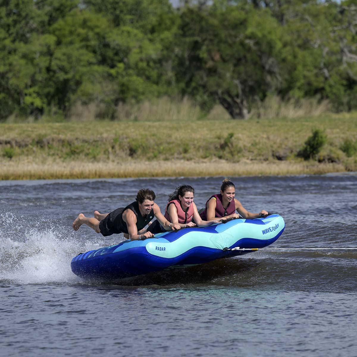 Radar Wave Rider 3 Person Tube in Ocean Dream - BoardCo