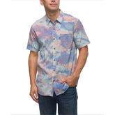 Reef Claude Men's Short Sleeve Woven in Aruba Blue - BoardCo