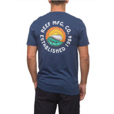 Reef Court Men's Tee in Insignia Blue - BoardCo