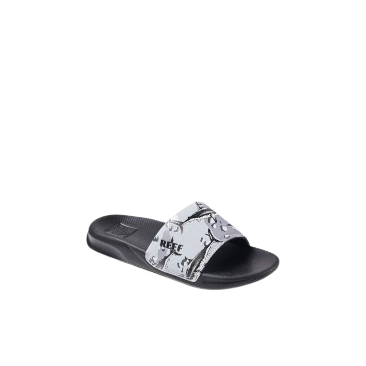 Reef Kids One Slide in Grey Camo Shark - BoardCo