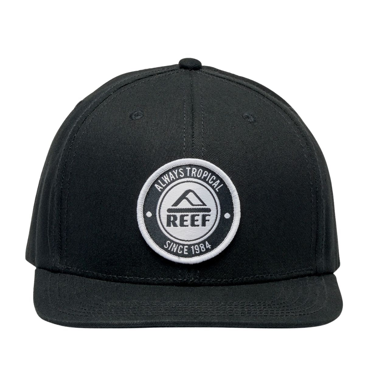 Reef Woodbury Men's Flat Bill Hat in Caviar - BoardCo