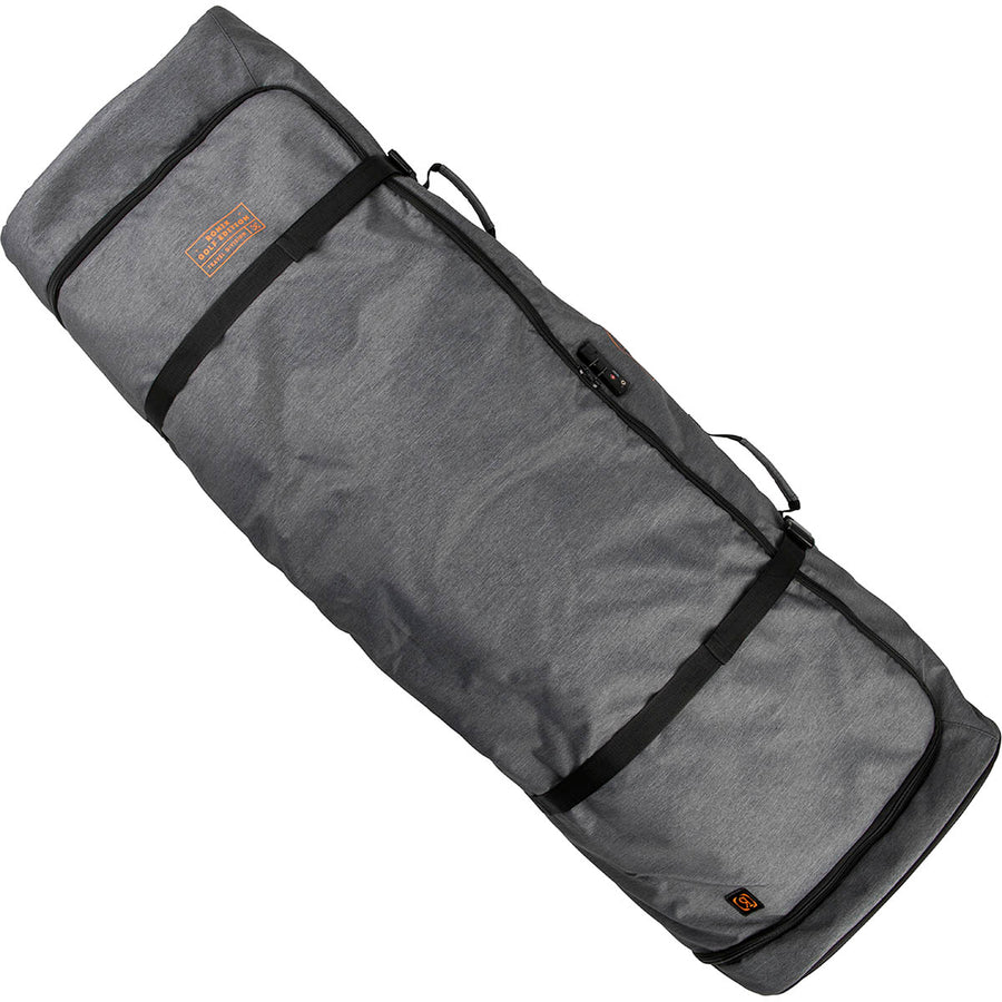 Ronix Links Padded Wheelie Wakeboard Bag Charcoal / Orange