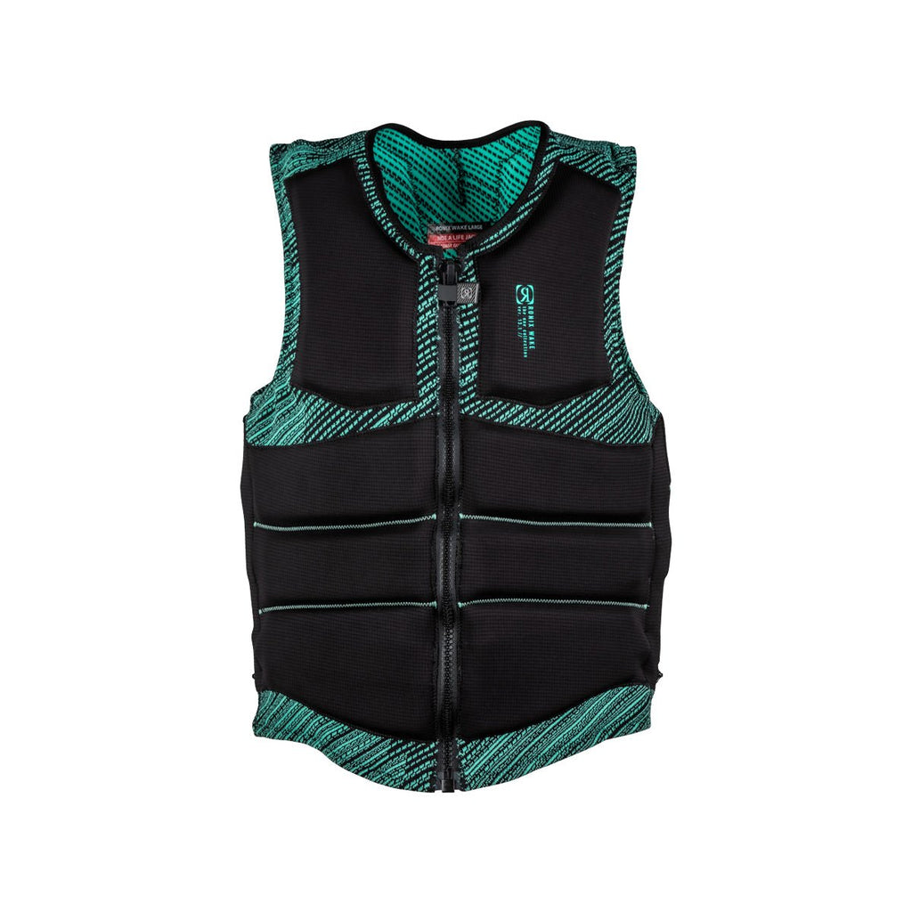 Ronix One BOA Impact Vest， Engineered Sea Foam / Black， XX-Large-