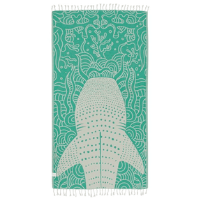 Sand Cloud Green Whale Shark Towel - BoardCo