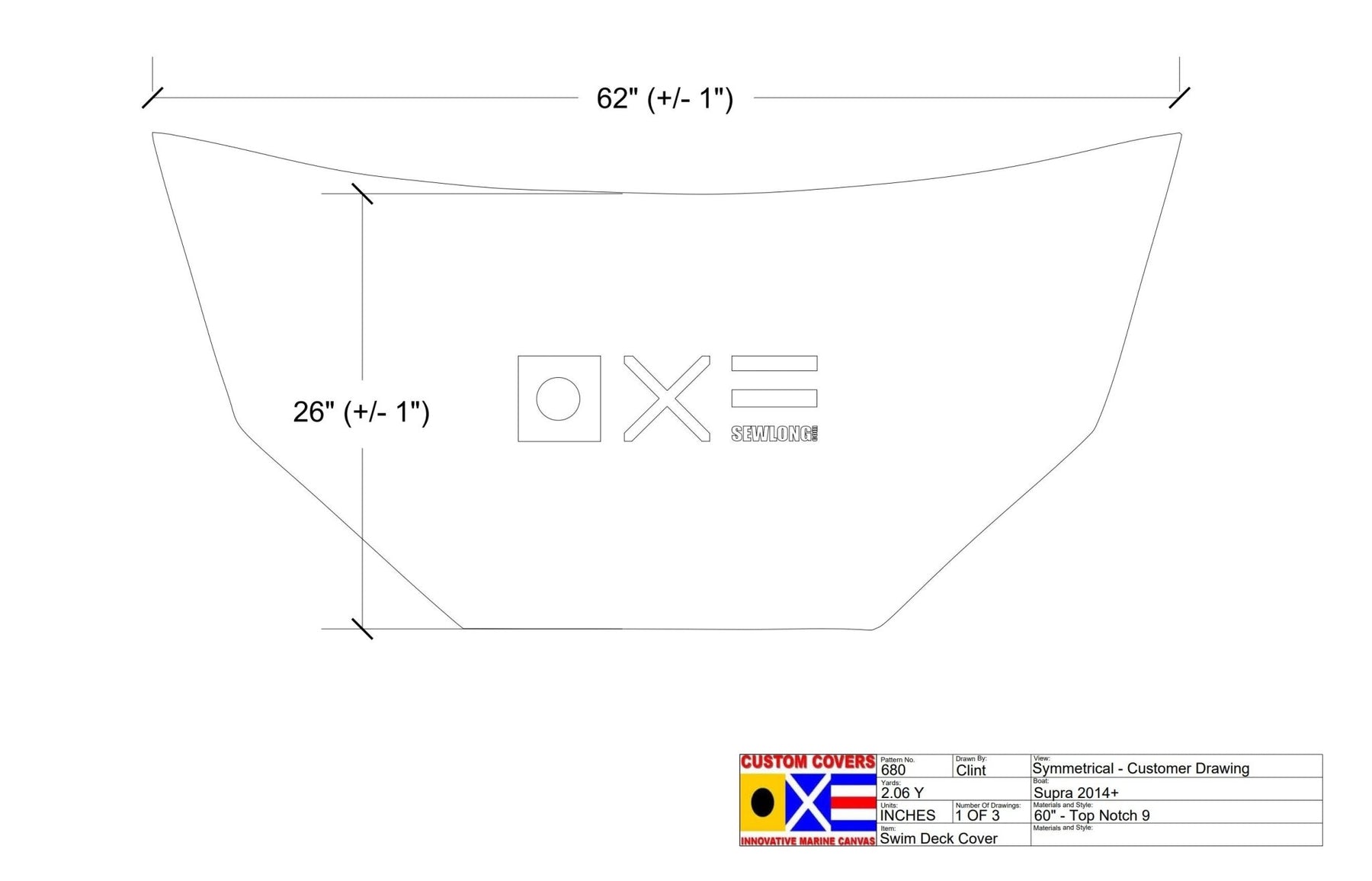 Supra 2013-2018 Swim Platform Cover - BoardCo