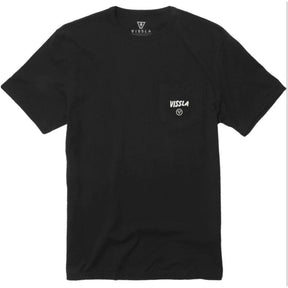 Vissla Summer Vacation Pocket Tee in Phantom - BoardCo